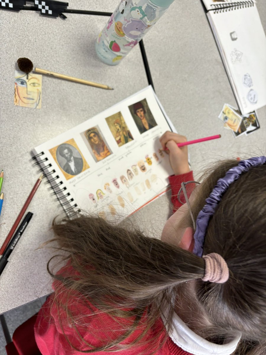 We’ve had a lovely afternoon experimenting with watercolours to make a variety of skin tones. Check out the little illustrations we’ve made too!