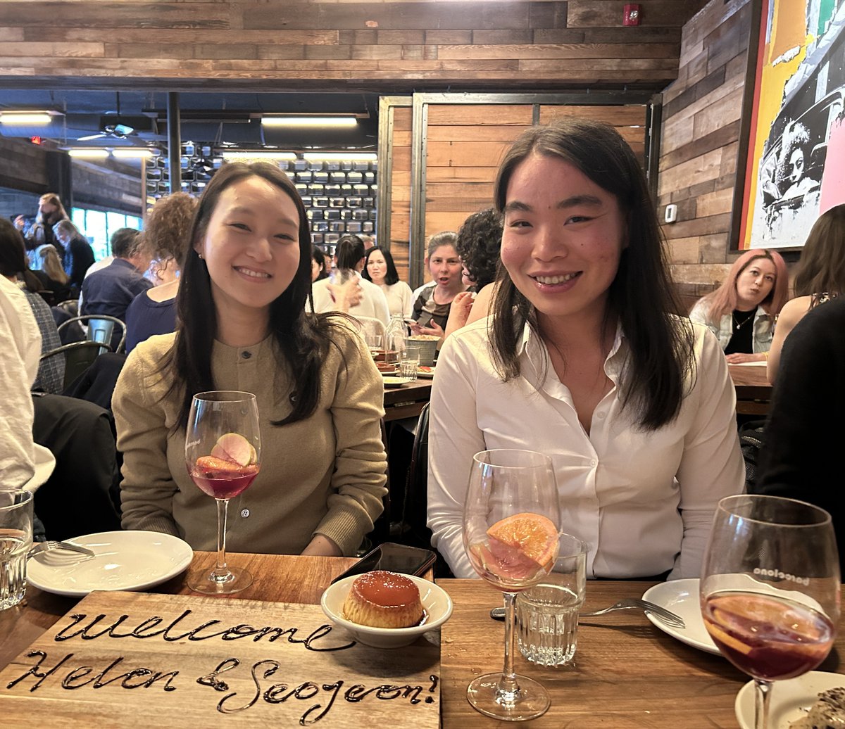 RealMoralityLab's tweet image. We had so much fun welcoming our incoming graduate students Seoyeon and Helen with a workshop and lab dinner! We are thrilled that they will be joining us soon🤩🩷