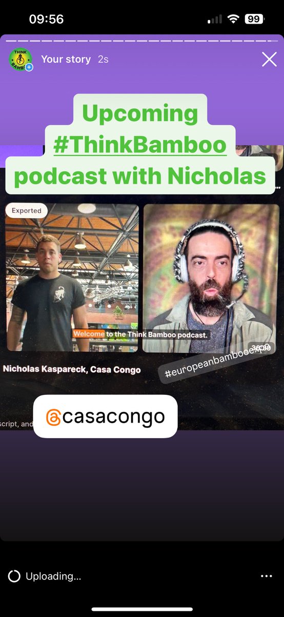 🎧 Stay tuned upcoming #ThinkBamboo podcast with Nicholas from @CongoCasa directly from the 2024 #EuropeanBambooExpo in Germany 🇩🇪 #Bamboo #Casacongo