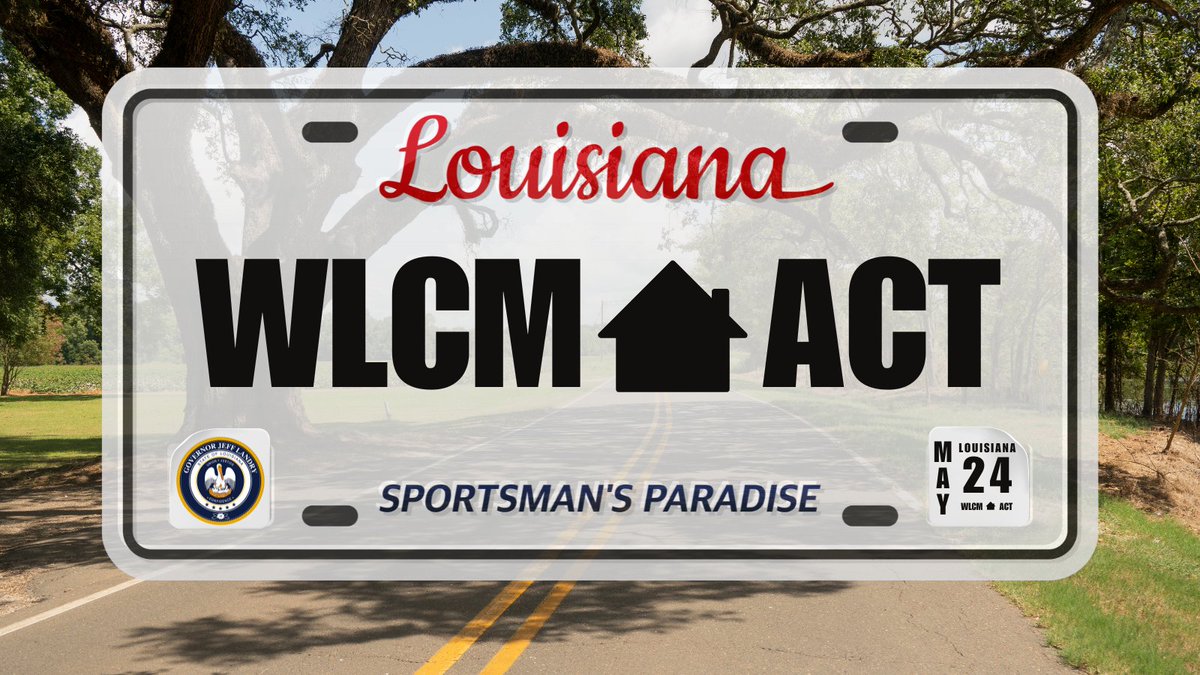 SB 60 levels the playing field between Louisiana and our neighbors. It allows Louisiana to universally recognize occupational licensures—welcoming skilled professionals to our State. Louisiana has a lot to offer, and now’s our time to roll out the red carpet and welcome folks