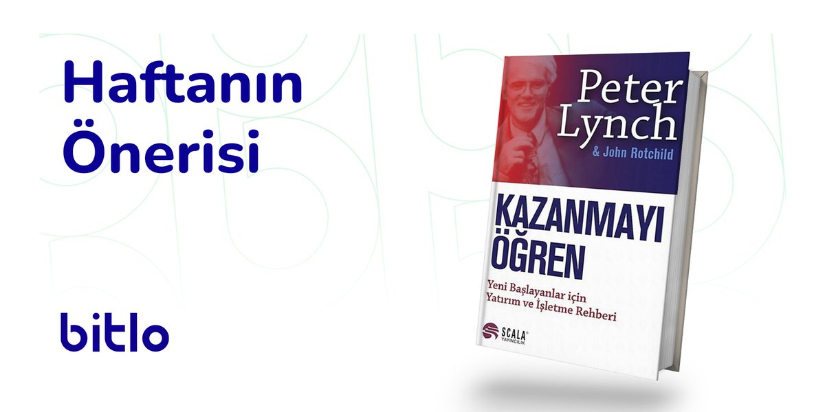 📚 'Kazanmayı Öğren' adlı kitap, yatırım dünyasının efsane ismi Peter Lynch'in sırlarını keşfetmenin kapısını aralıyor! 🚀 Finansal başarıya giden yolda ilham verici bir rehber arıyorsanız, bu kitap tam size göre! 💼💰