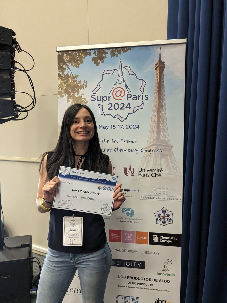 IreneBenzop's tweet image. I enjoyed every minute of the wonderful @SupraParis2024 ! Thanks to the organisers for putting together the fantastic meeting which felt very much like a family reunion!
Very honoured to have been awarded one of the poster prizes for my Postdoc work in the @BonnetSylvestre Lab!