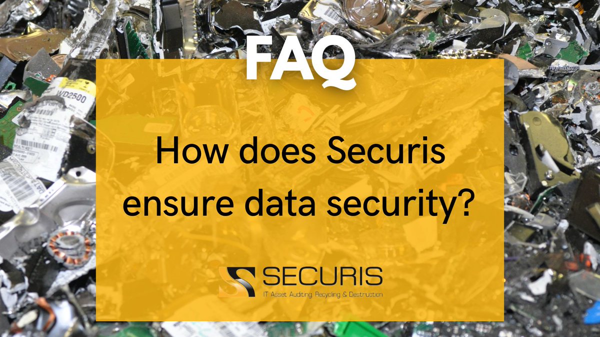 SecurisITAD's tweet image. Securis complies with federal regulations, GSA-approved, and holds industry certifications for secure and eco-friendly IT asset recycling. Contact us for more details!

#ITAssetDisposition #SecureITdisposal  #DataProtectionSolutions #AssetDispositionServices #ITAD