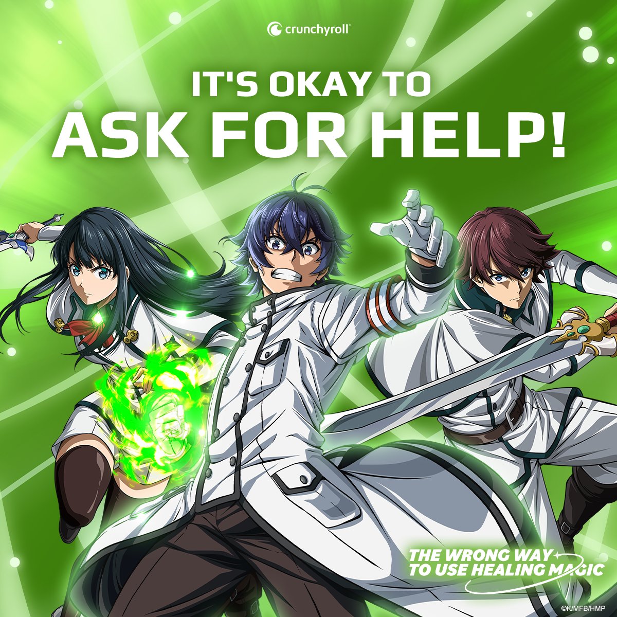 When times get tough, remember it's okay to ask for help 💚 #MentalHealthAwareness Show: The Wrong Way to Use Healing Magic