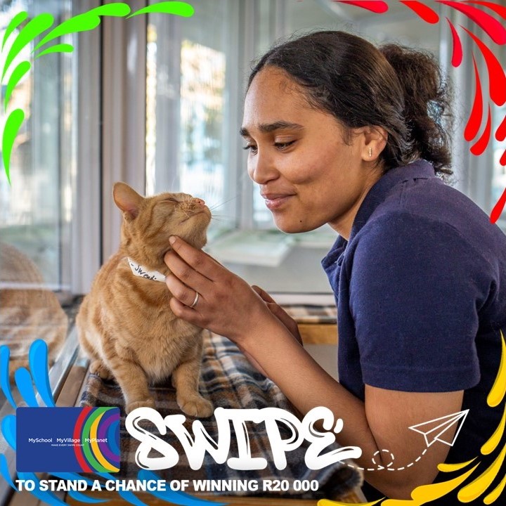 🌟 Spread joy with every swipe! 🌟 Join the MySchool Rewards Programme, select SPCA as your beneficiary, and swipe to save lives: pulse.ly/hjppwanvp1 #Animalrescue #animalwelfare #MakeADifference #MySchoolMyVillageMyPlanet #SpreadJoy #WinWin @MySchoolSA @Woolworths_SA