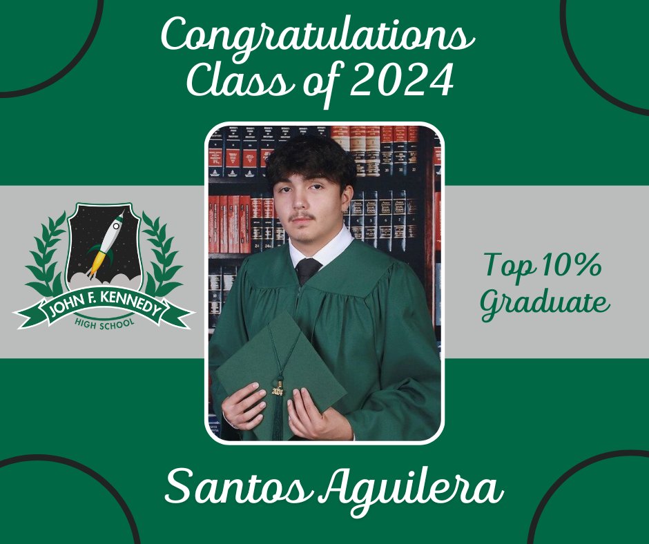 Congratulations to the Kennedy High School Class of 2024! Join EISD as we countdown to graduation and recognize the honors graduates in the top 10% of their class. Graduation information can be found here: eisd.net/graduation