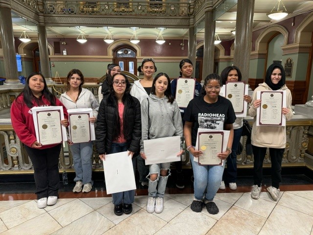 Providence's Beat the Streets girls wrestling team visited the Council last night. Congratulations on their first ever wrestling state championship! Learn more about their incredible organization ➡️btsne.org/providence/