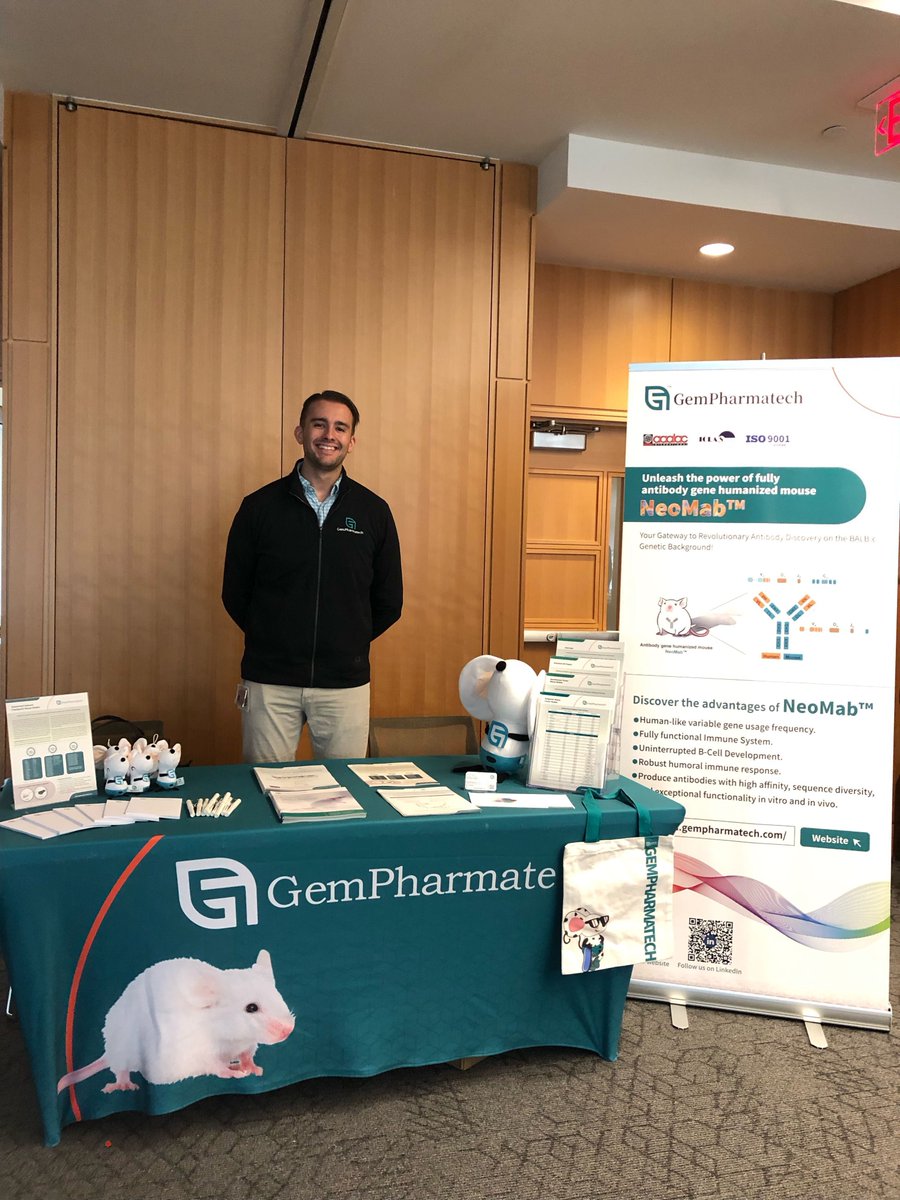 Yesterday, Gordon Haner was onsite at EMD Serono for a BVS vendor show! Thank you to all those who came to talk to us about our mouse models and preclinical services. If you are in the area, contact us to meet with Gordon!

#preclinicalresearch #oncology #autoimmune #vendorshow