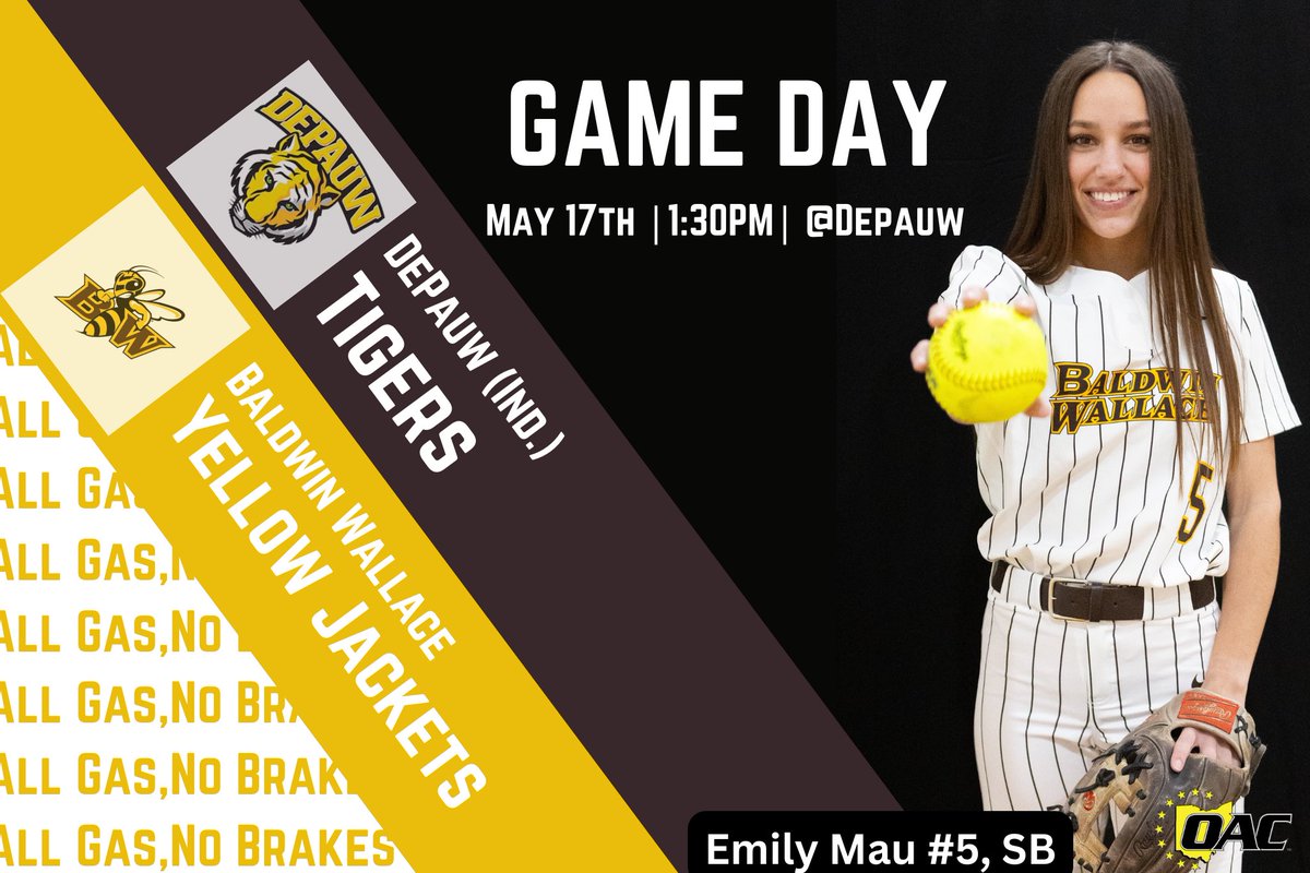 BW Softball (@bw__softball) on Twitter photo Game Day!!! 
πDePauw Softball Field, Greencastle, Indiana
β° 1:30
Vs. DePauw Game Day!!! 
πDePauw Softball Field, Greencastle, Indiana
β° 1:30
Vs. DePauw