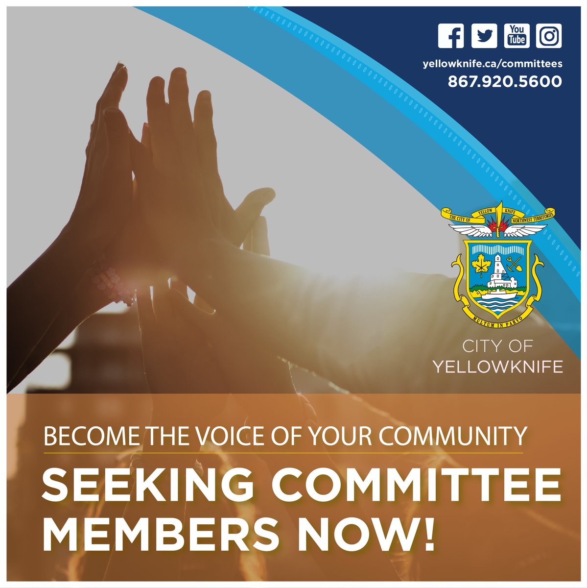 Get involved in the community by joining the Community Advisory Board on Homelessness! This board is currently recruiting one representative from a landlord association and or/non-government housing sector. More info here: yellowknife.ca/committees