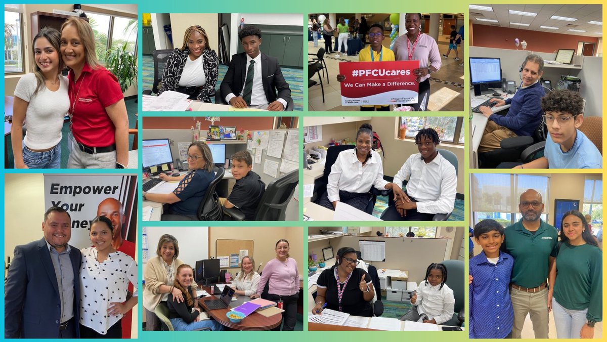 Check out these great pictures from a few weeks ago, as it was “Bring Your Child to Work” day. It’s nice to see a preview of the future generations of the PFCU Family. #PFCUCulture #BringYourChildToWork