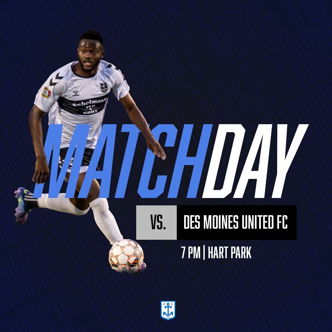 It's go time! ⚽️⚡️ #mketorrent will play Des Moines United FC tonight! 7pm at Hart Park. See you there!

#anchorsdown #soccer #futbol #mkesoccer #milwaukee #supportlocalsoccer