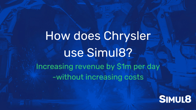 How does <a href="/Chrysler/">Chrysler</a> use #Simul8? We spoke to Steve Lin, a Chrysler throughput and simulation team member, to find out how our software has helped the company increase revenue by $1m per day.

Read more: blog.simul8.com/how-does-chrys…

#simulation #processimprovement