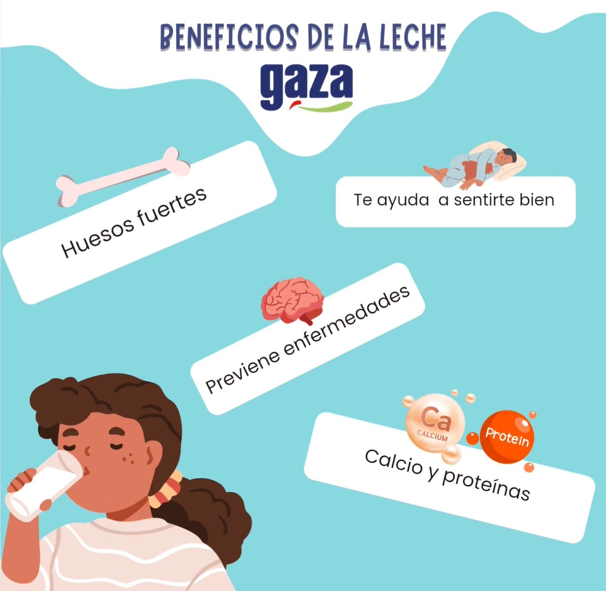 Le leche te hace sentir bien 🫶 
#lechegaza 
#lecheleche #lechedemaximacalidad