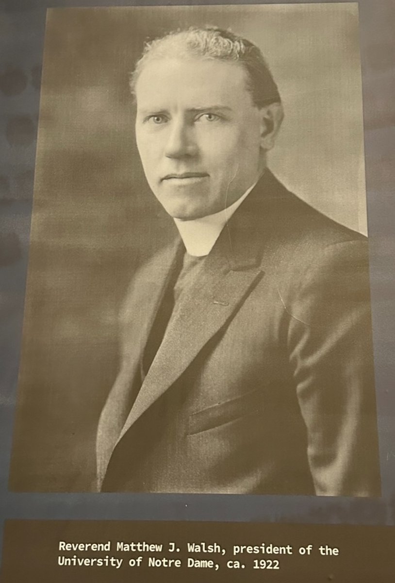 “The university authorities are in no way averse to the name #FightingIrish as applied to our athletic teams. I sincerely hope that we may always be worthy of the ideal embodied in the term ‘Fighting Irish.’”
-- ND President Father Matthew J. Walsh in 1927
magazine.nd.edu/stories/the-cl…