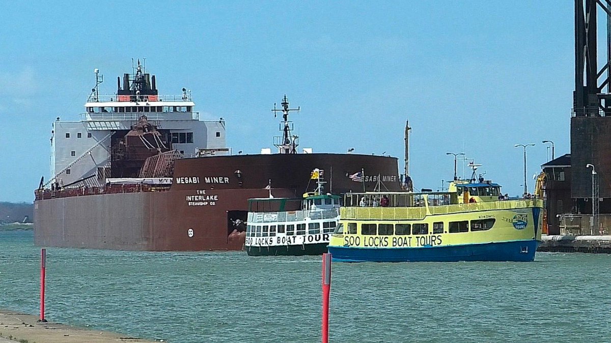 In case you missed it, both the Soo Locks Boat Tour lines are up and running. Book your trip today! 
#ilovethesoo