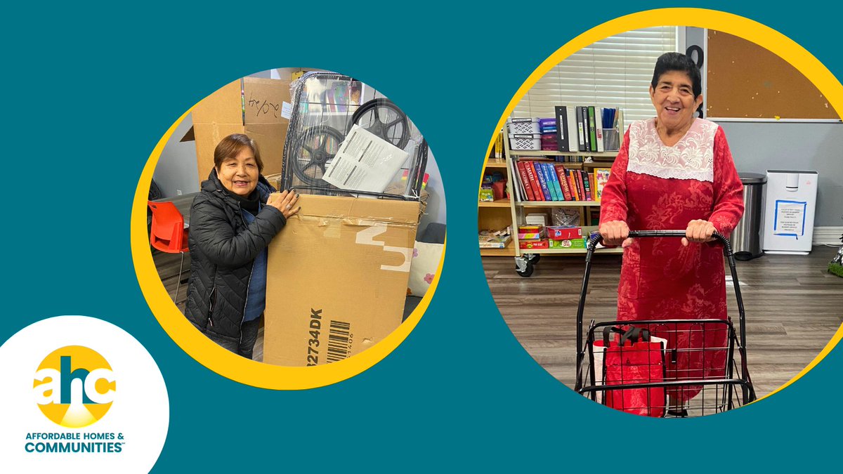 Heavy groceries? No problem! We recently received a grant from Arlington County to provide carts for our senior residents. This will make trips to and from onsite food distributions that much easier for our seniors. Thank you, @ArlingtonVA!