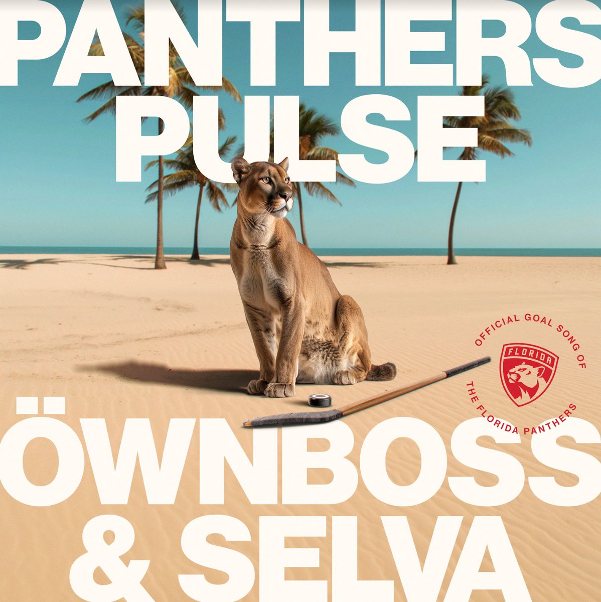 E eu e o @ownbossmusic que fizemos a música oficial do gigante da liga de hockey NHL Florida Panthers @FlaPanthers 👀👀👀👀 disponivel agora em todas as plataformas. Vai BRASIL🇧🇷