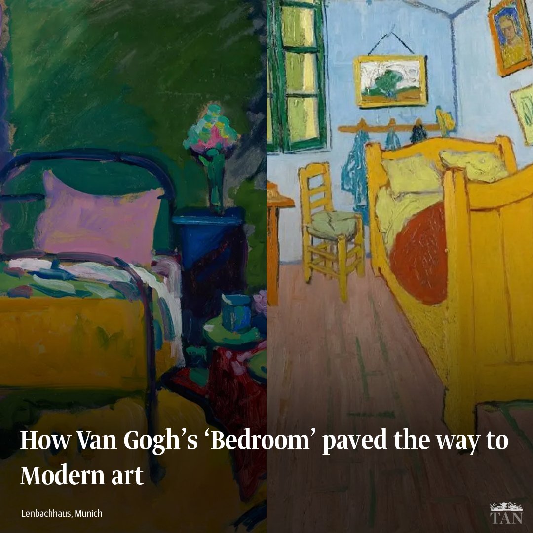 Adventures with Van Gogh | Vincent Van Gogh’s ‘Bedroom’ helped pave the way to Modern art, inspiring many, including the Expressionists. Tate Modern’s new show highlights his profound influence @Tate

ow.ly/V7eJ50RJyfF