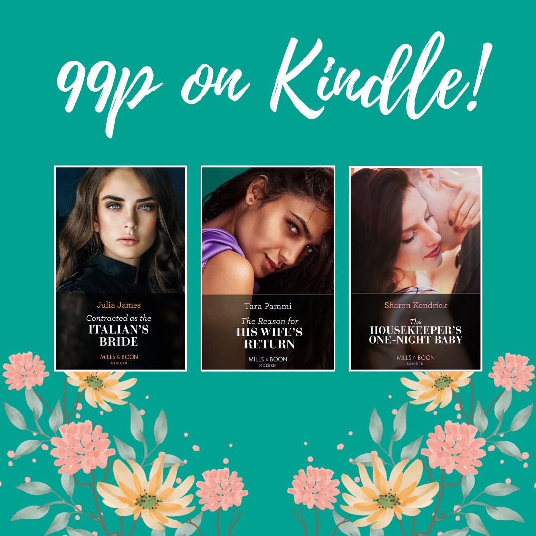 Discount alert! 📢 We've got three romances you can download to your Kindle this weekend for only 99p! Discover more: ow.ly/hbae50RJxZM