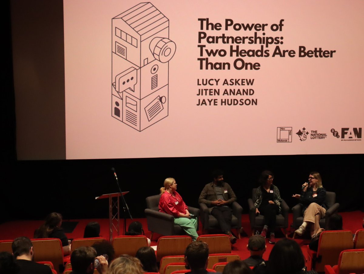 We loved seeing so many new people attend #Filmcamp at @flatpack this year! ✨🎬 If you came along leave a comment here with your favourite film exhibition tip from one of the talks or sessions Lucy Askew (@BroadwayCinema Jaye Bullen (@tgirlsonfilm) Jiten Anand(@InspirateUk)