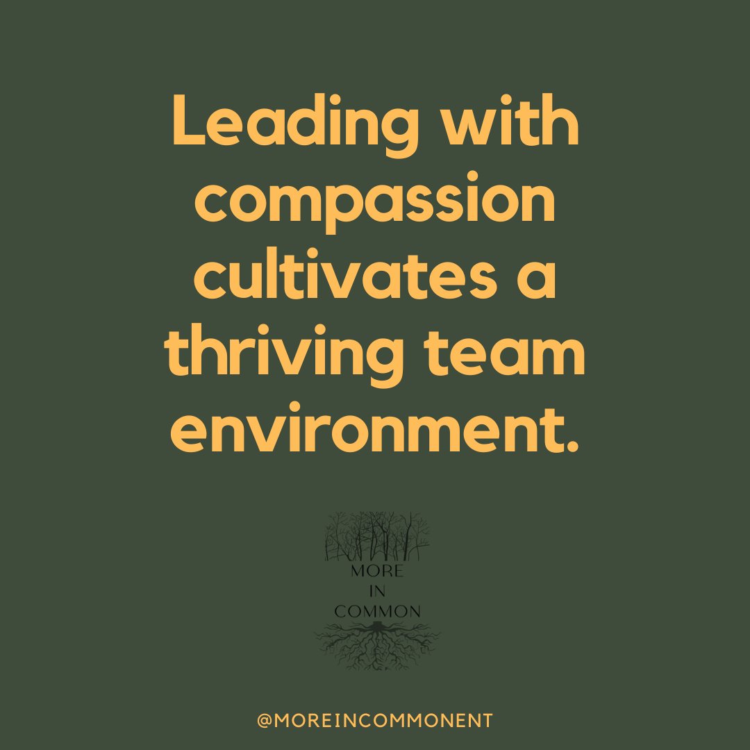 This quote exemplifies the power of meeting employees where they are, fostering an environment where everyone feels empowered to contribute their best.

#CompassionateLeadership 
#LeadershipWithHeart
#WorkplaceCompassion
#CompassionateManagement
#CaringLeadership