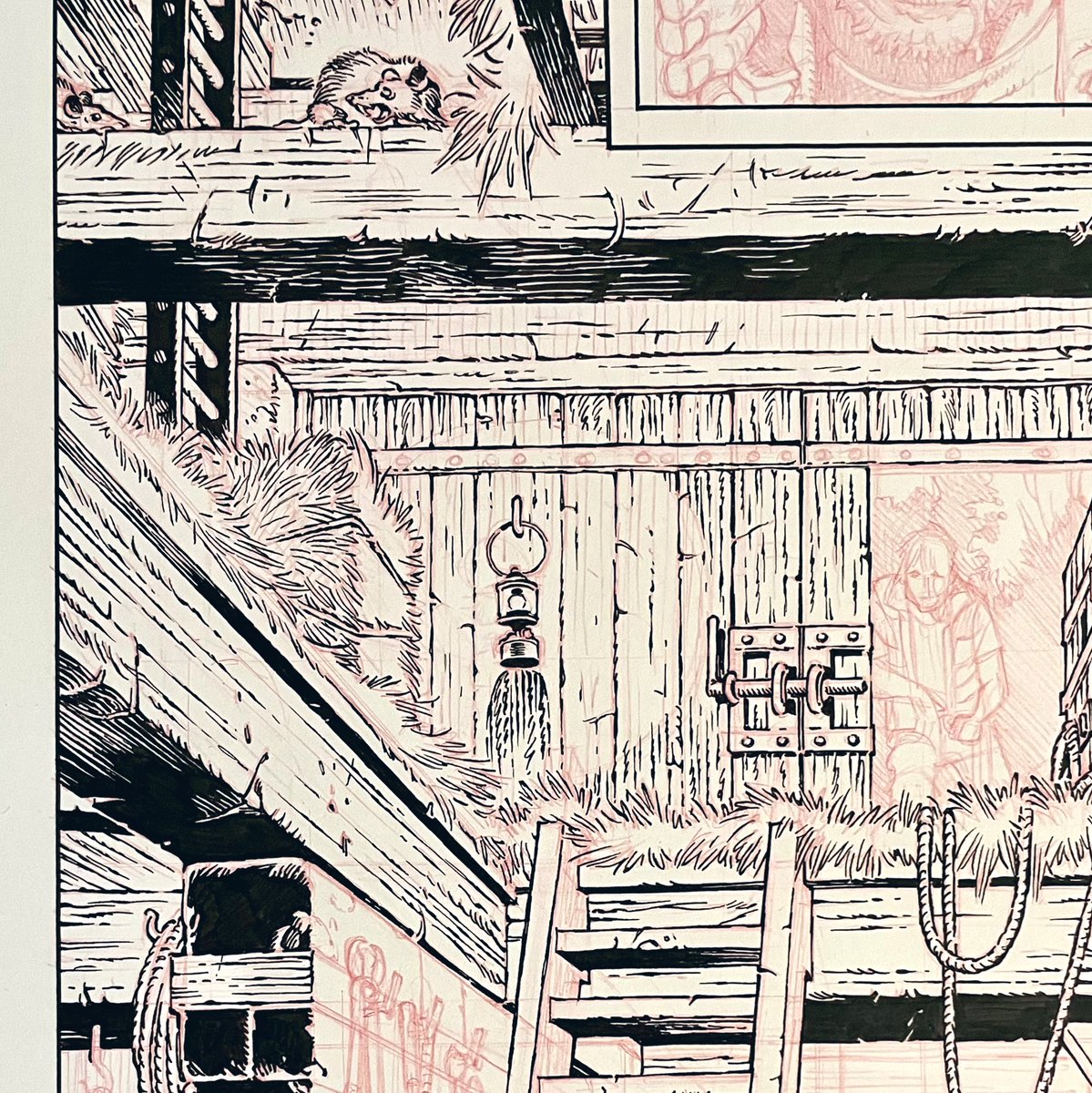GR_comics's tweet photo. establishing shot detail
partial inks
#makingcomics #SecretProject1
#process https://t.co/AZtKozQuw1