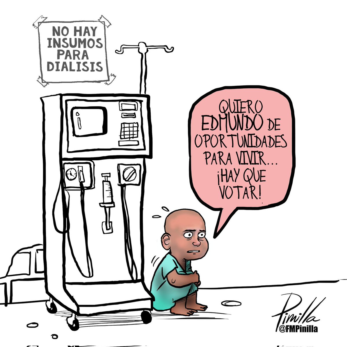Edmundo de oportunidades para vivir...
•
#Caricatura para @elnacionalweb 
•
#Caricatura #Cartoon #Venezuela #venezolanos #politicalcartoon