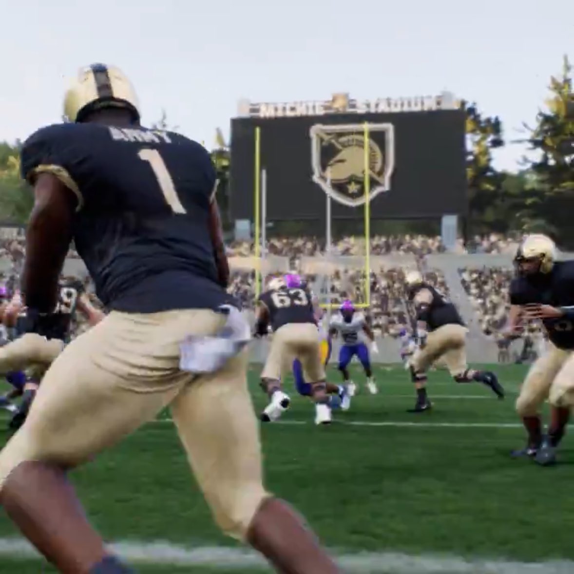 Army running the option made the trailer.

WE ARE SO BACK.