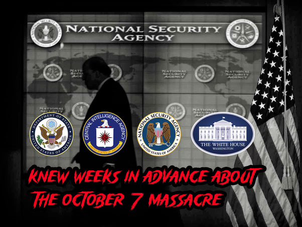 NEW: 🚨🚨🚨🚨 The US Intelligence Community (USIC) and State Department @StateDept knew about the October 7th Attack weeks in advance and deliberately withheld the Intelligence from Israel hoping that the attack would topple the Netanyahu government. Over the past few months,