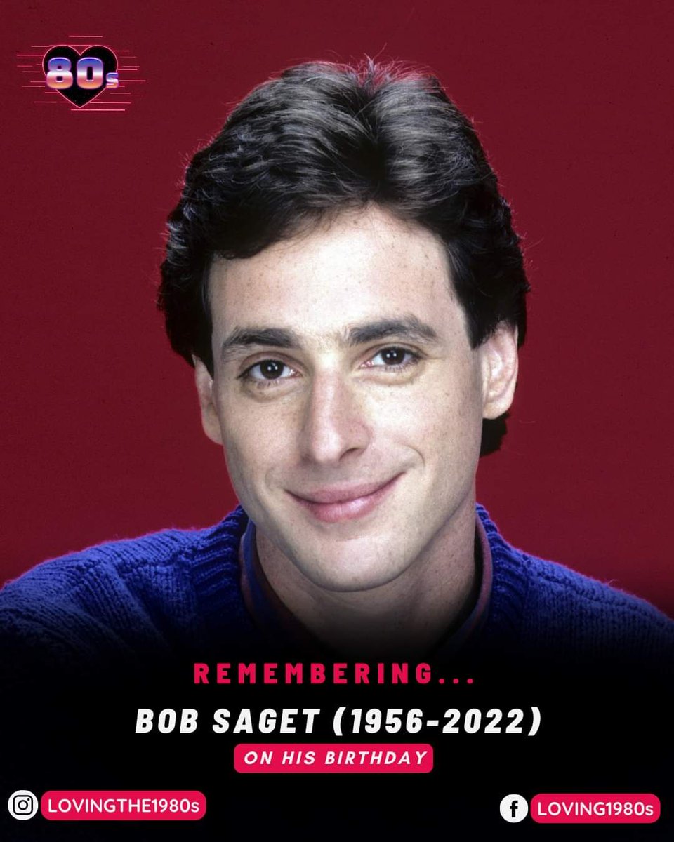 Today, on his birthday, we take a moment to remember the life and work of Bob Saget.🎂🎥 #Lovingthe80s #80sNostalgia #BobSaget