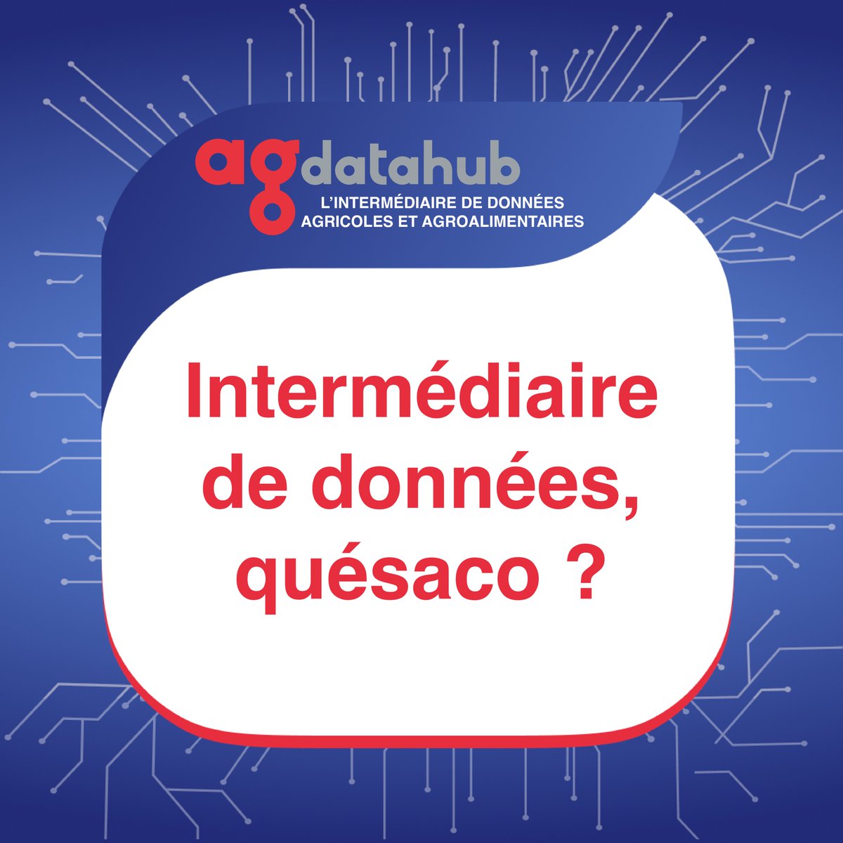 [💡Le saviez-vous ?] Le statut d’intermédiaire de données est inscrit dans la réglementation européenne sur les données #DGA et la loi #SREN. On vous dit pourquoi c'est important pour vous, start-up #AgriTech ou acteur agricole 👉agdatahub.eu/startups-et-ac… #dataintermediation