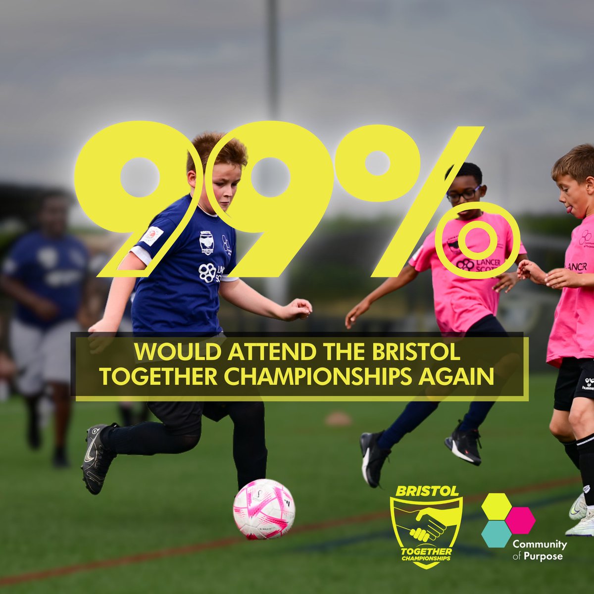 #SundayStats 99% of the young people who participated in the Bristol Together Championships said that would attend the Bristol Together Championships sessions again! #empoweringpeople #BTC #BristolTogether
