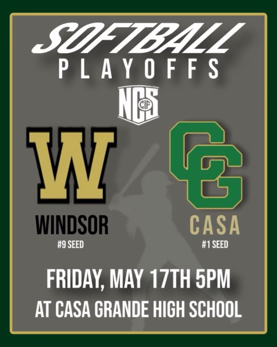 Casa Grande Gaucho Softball (@gaucho_softball) on Twitter photo Here we go!
NCS quarterfinal playoff game @ Casa. Hope you can make it Spikes in the dirt 5pm <a href="/JustGusPD/">Gus Morris</a> <a href="/kodoherty22/">Kienan O'Doherty</a> @Arich_25 <a href="/HaroldAbend/">Harold Abend</a> <a href="/westcoastpreps_/">West Coast Preps</a> <a href="/marissa_brody/">Marissa Brody</a> <a href="/LKetchu2025/">Lauren Ketchu 2025</a> <a href="/Amcsw_franklin7/">Abby McSweeney-Franklin 2026</a> <a href="/GeorgiaMoss2025/">Georgia Moss</a> <a href="/Lpartridge2025/">LilaMaePartridge2025</a> #GreatDayToBeALadyGaucho
#GauchSoftball Here we go!
NCS quarterfinal playoff game @ Casa. Hope you can make it Spikes in the dirt 5pm <a href="/JustGusPD/">Gus Morris</a> <a href="/kodoherty22/">Kienan O'Doherty</a> @Arich_25 <a href="/HaroldAbend/">Harold Abend</a> <a href="/westcoastpreps_/">West Coast Preps</a> <a href="/marissa_brody/">Marissa Brody</a> <a href="/LKetchu2025/">Lauren Ketchu 2025</a> <a href="/Amcsw_franklin7/">Abby McSweeney-Franklin 2026</a> <a href="/GeorgiaMoss2025/">Georgia Moss</a> <a href="/Lpartridge2025/">LilaMaePartridge2025</a> #GreatDayToBeALadyGaucho
#GauchSoftball