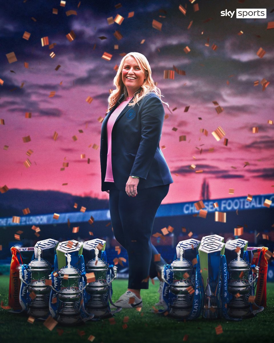 What a legacy left by Emma Hayes 🏆 She leaves as a Chelsea legend. 💙