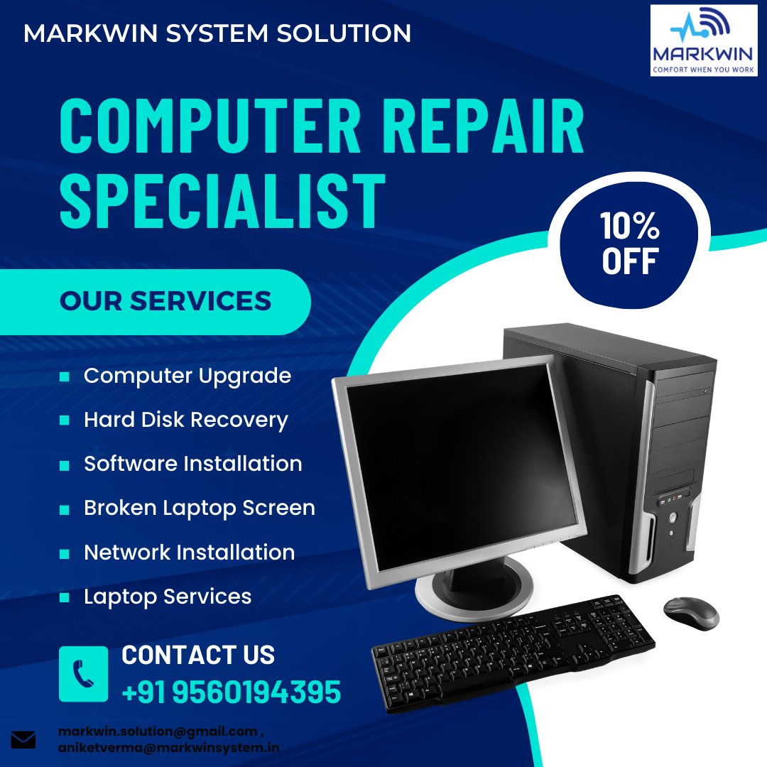 MarkwinSolution's tweet image. All Configurations Desktop &amp;amp; Laptops are available on affordable price!

Lets Speak us at 9560194395

#markwin #Markwinsystem #Systemsolution #Oldlaptop #Laptops #Laptopsale #computersale