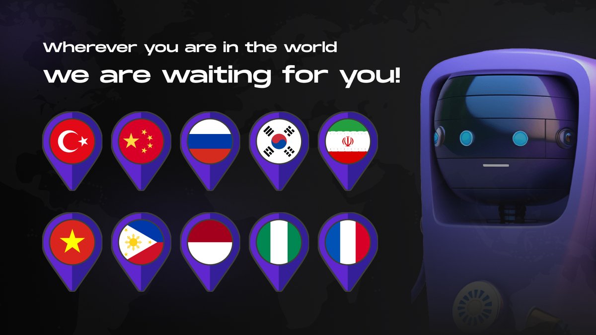 Stay up to date with all #HyperGPT developments, wherever you are in the world. 🌎 Here are the Telegram groups of all our active regions 👇 🇬🇧 Official Chat: t.me/HyperGPTai 🇹🇷 Turkey: t.me/HyperGPTTurkish 🇨🇳 China: t.me/HyperGPTChinese 🇷🇺 Russia: