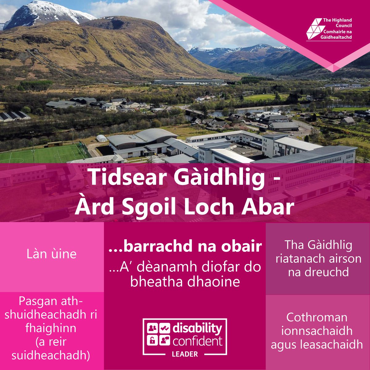 Tidsear Gàidhlig Àrd Sgoil Loch Abar Uairean: làn ùine Obair maireanach Tuarastal: £32,217 - £48,516 Thigibh còmhla ris an sgioba againn TES Scotland Most Scenic School in Scotland Winner Cuir a-steach iarrtas air-loidhne: ow.ly/1JLS50RJWIC #Gàidhlig #Gaelic