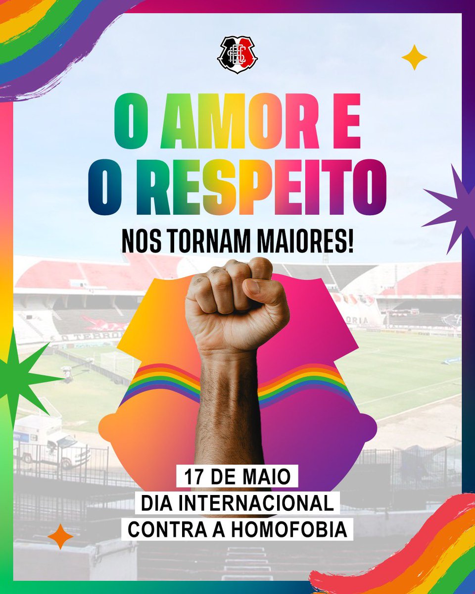 Neste Dia Internacional Contra a Homofobia, temos um lembrete: o amor e o respeito nos tornam maiores! Vamos juntos por um mundo sem discriminação. 🐍🏳️‍🌈