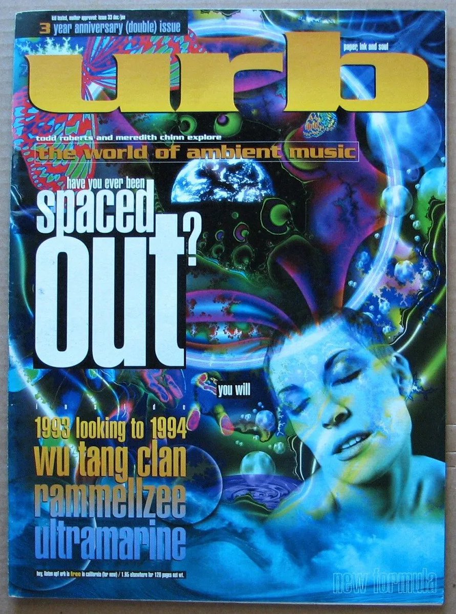 URB Magazine, 1993-94 - Ambient music #ILoveThe90s #1990s #80s90s #90s 📸 ebay.com/itm/3050759401…