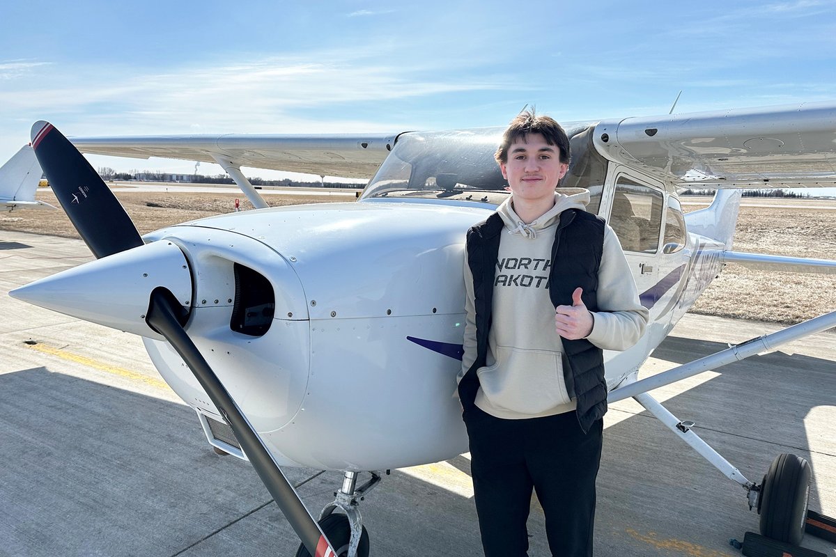 Congratulations to Gunner Endres for earning his Private Pilot Certificate on 3/21/24! 🛩️ Embarking on new horizons with perseverance and passion, Gunner's achievement is a testament to his unwavering commitment to flight. 

Way to go, Gunner! 🎉 

#PrivatePilot #FJCFlightSchool