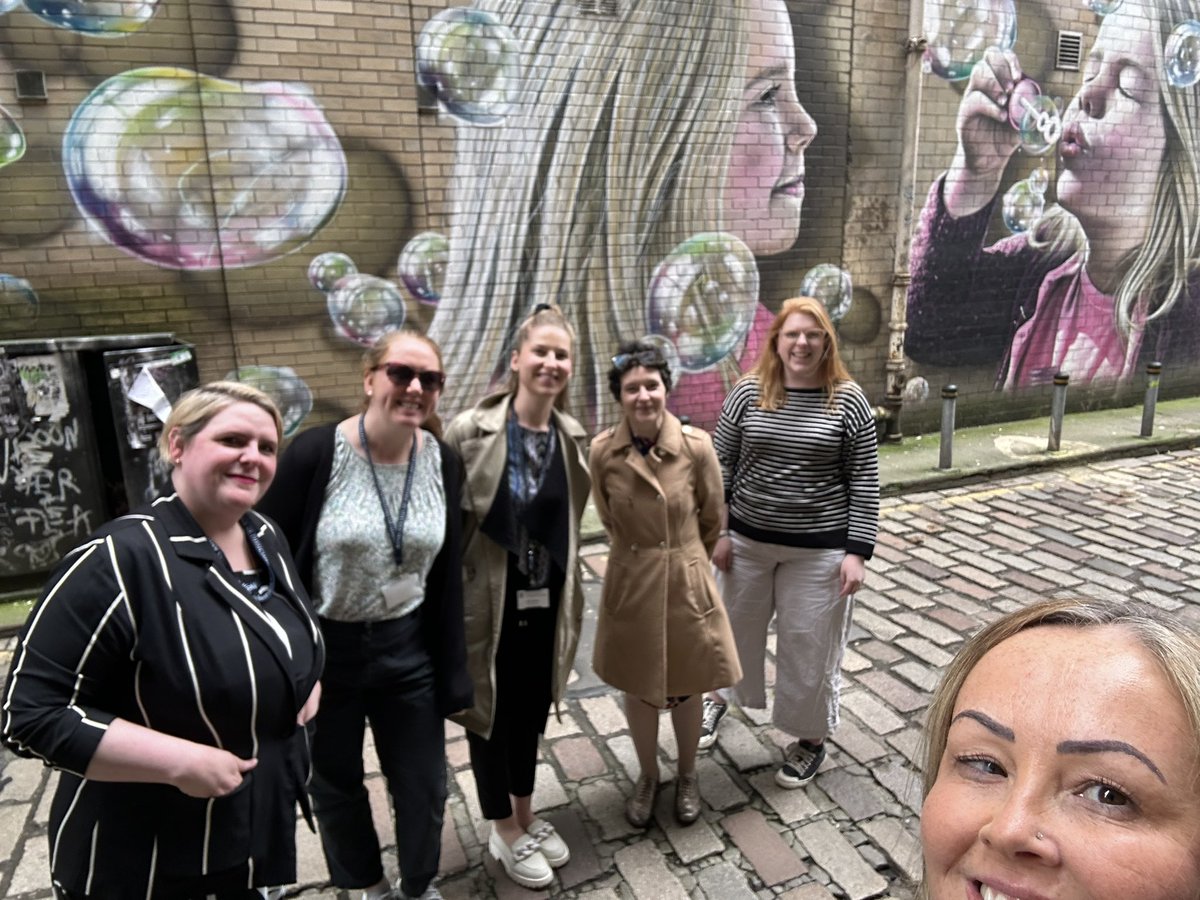 As part of #MentalHealthAwarenessWeek, our Staff Engagement Team at the College arranged a lunchtime wellbeing walk around part of the Glasgow Mural trail. A great way to spot some of the fantastic artwork in our home city, and fitting this year's theme #MomentsForMovement