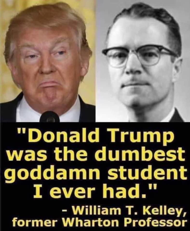 @RogerJStoneJr @NEWSMAX @ericbolling Trump is the dumbest student ever!