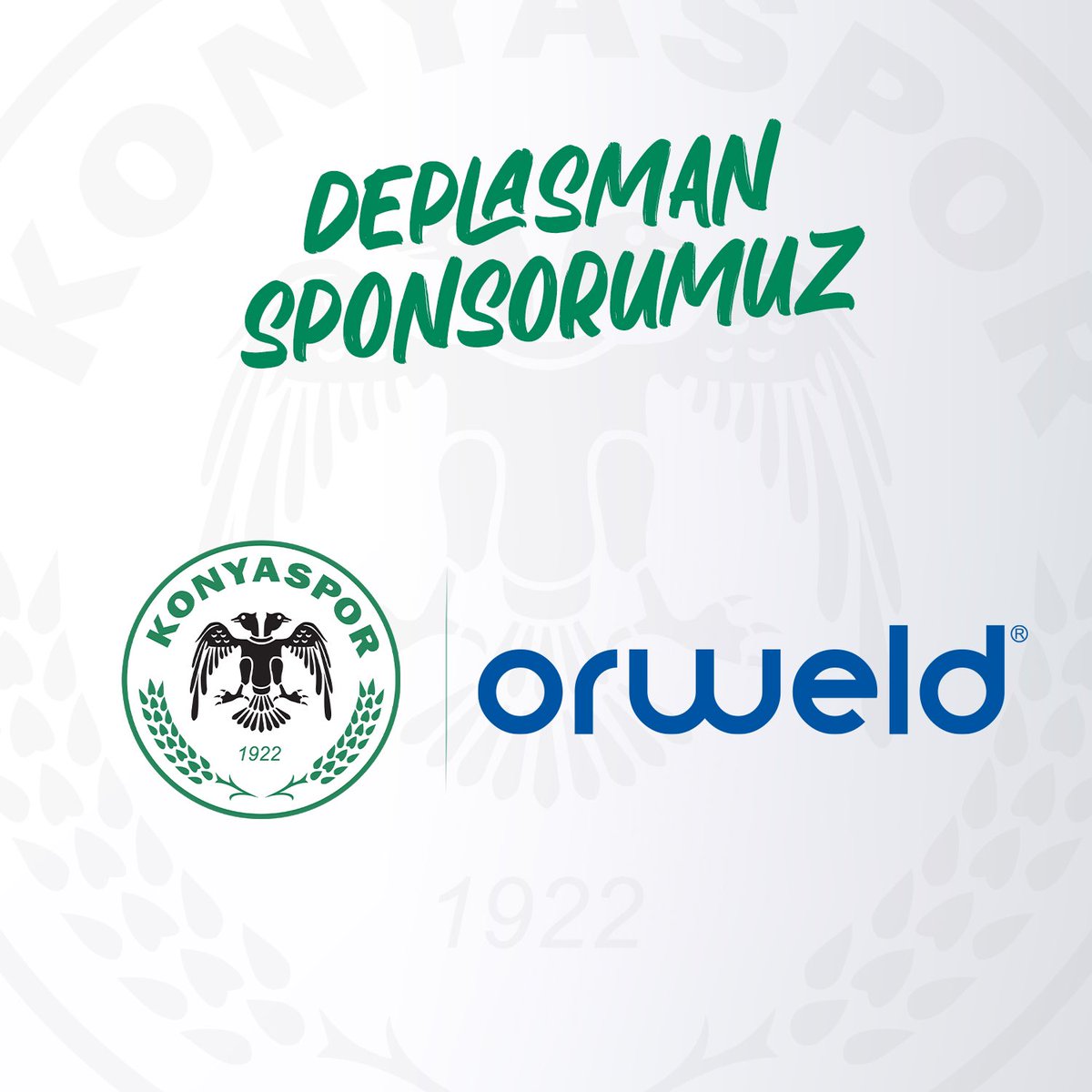 Kayserispor maçı deplasman sponsorumuz Orweld Kaynak Telleri firmasına teşekkür ederiz. 👏