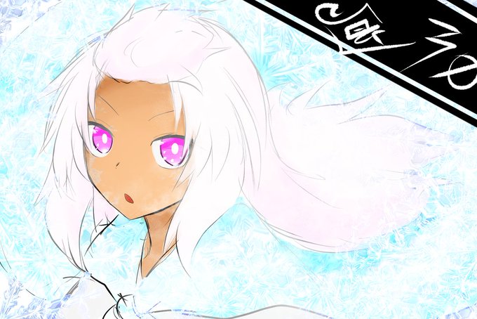「purple eyes white hair」 illustration images(Latest)