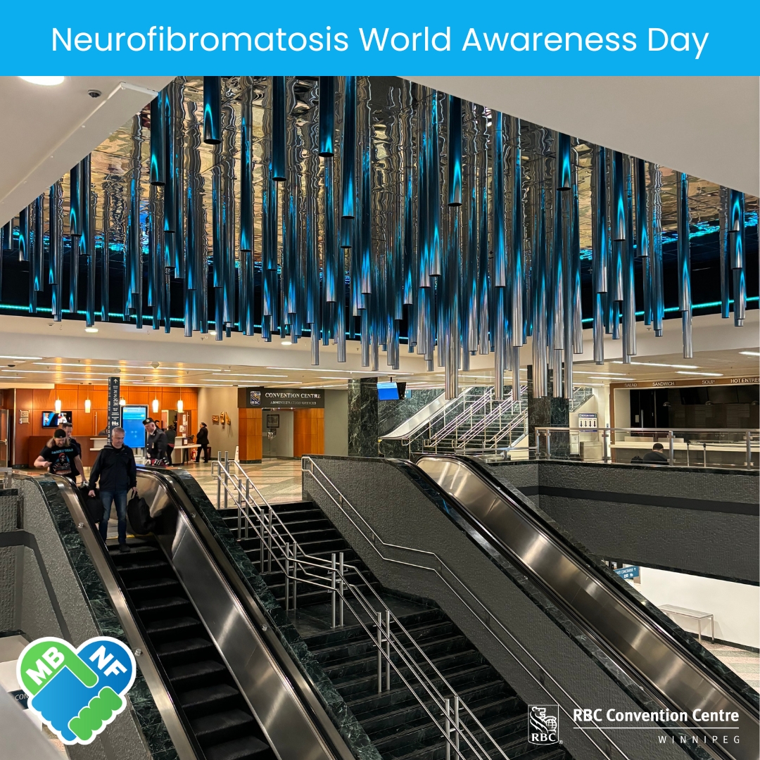 RBCConvCtreWpg's tweet photo. May 17 is Neurofibromatosis World Awareness Day.
@MBNFSupport MB Neurofibromatosis Support Group provides support, promotes awareness by educating the public, and aids in funding research to improve treatment &amp; ultimately find a cure. #EndNF #Neurofibromatosis #mbNF https://t.co/sazf1Not2Q