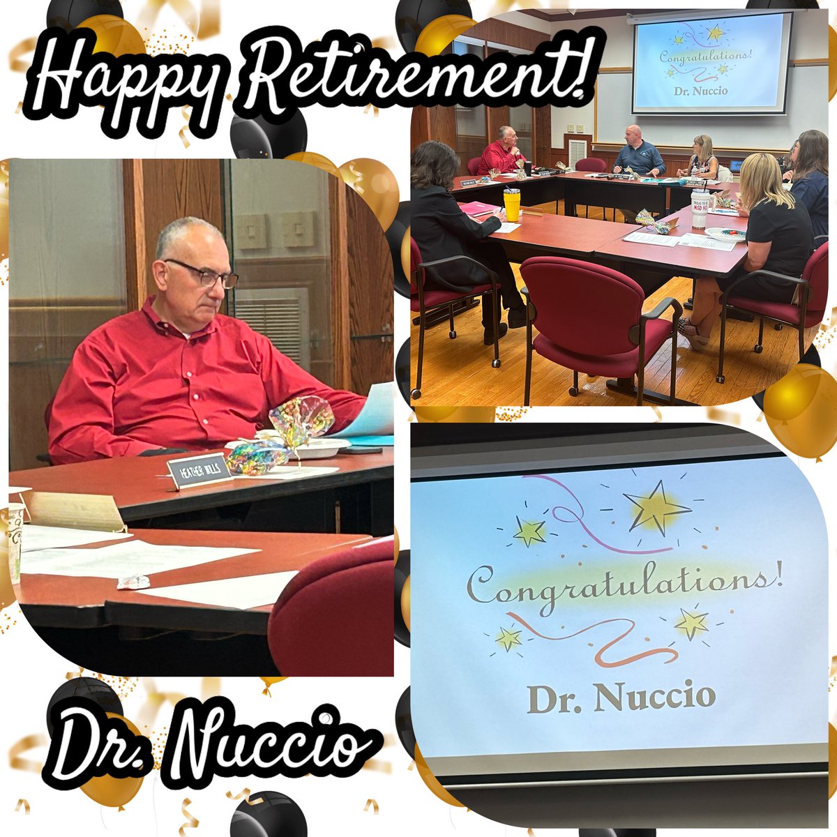 Etholia Holmes, PhD (@tcob4students) on Twitter photo Sending out a very special “Happy Retirement” to <a href="/Dr_Nuccio/">Dr. Blair S. Nuccio</a> ! Thanks for your many years of service in eduction and serving on <a href="/SouthCookISC/">South Cook ISC</a> board from 2017-2024!
#happy-retirement #congrats <a href="/DrVkinder/">Vanessa Kinder</a> <a href="/ScienceRulz23/">🇭🇺🌎🌷Éva Voris🐶🌿🇺🇸</a> <a href="/angelacrotty/">Angela Crotty</a> Sending out a very special “Happy Retirement” to <a href="/Dr_Nuccio/">Dr. Blair S. Nuccio</a> ! Thanks for your many years of service in eduction and serving on <a href="/SouthCookISC/">South Cook ISC</a> board from 2017-2024!
#happy-retirement #congrats <a href="/DrVkinder/">Vanessa Kinder</a> <a href="/ScienceRulz23/">🇭🇺🌎🌷Éva Voris🐶🌿🇺🇸</a> <a href="/angelacrotty/">Angela Crotty</a>