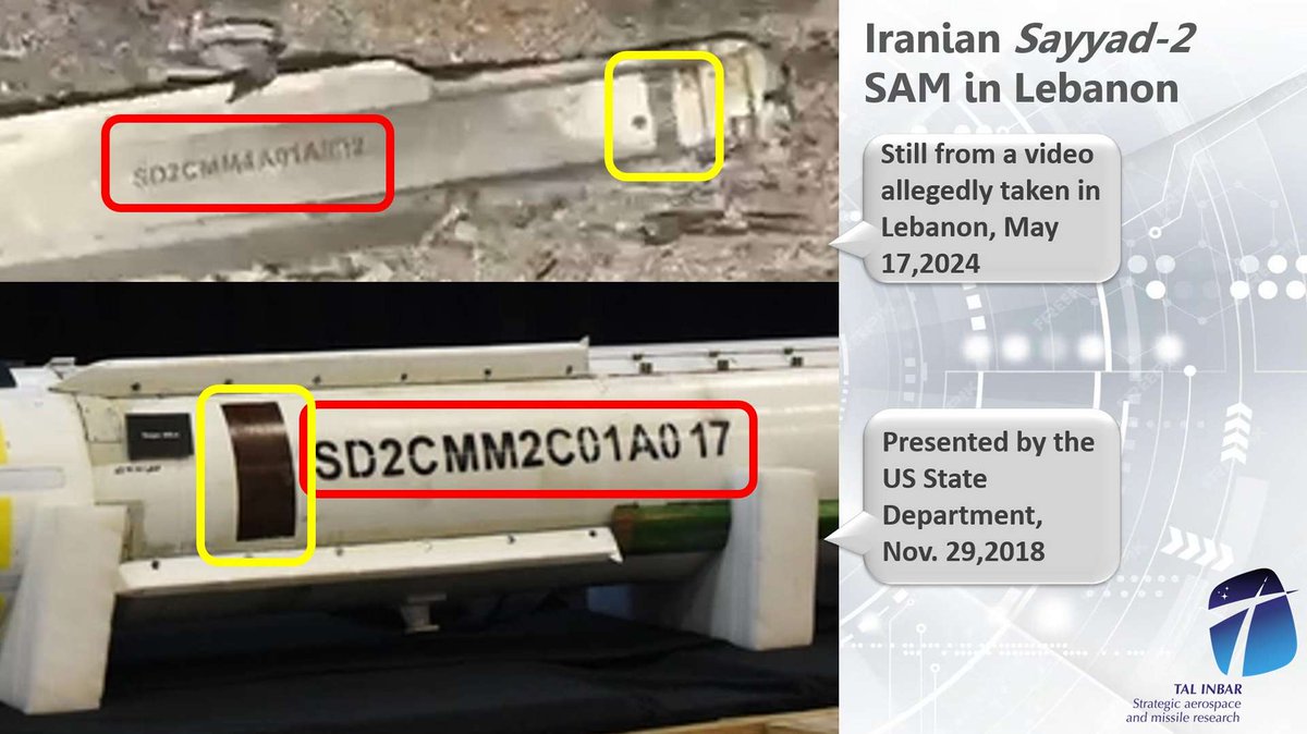 Breaking News: #Iranian #Missiles #Sayyad2C Found in #Hezbollah Arsenal After #Israeli Strike in #Lebanon armyrecognition.com/news/army-news… @Le_Figaro @TF1Info @infofrance2 @F3Regions @lesoir @lecho @lalibrebe @RTBFinfo @rtlinfo @vrtnws @lemondefr @LCI @lobs @France24_en @lecho @sudinfo_be