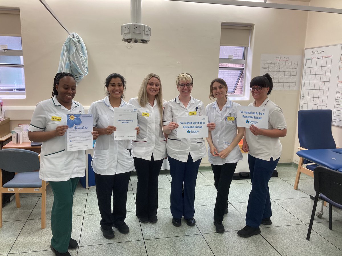 UHB Vulnerabilities and Safeguarding (@uhbsafeguarding) on Twitter photo Dementia Awareness Week ended in a high. Working with our wonderful AHP’s at QE today and they were all happy to sign up and become Dementia Friends <a href="/uhbtrust/">University Hospitals Birmingham</a> Dementia Awareness Week ended in a high. Working with our wonderful AHP’s at QE today and they were all happy to sign up and become Dementia Friends <a href="/uhbtrust/">University Hospitals Birmingham</a>
