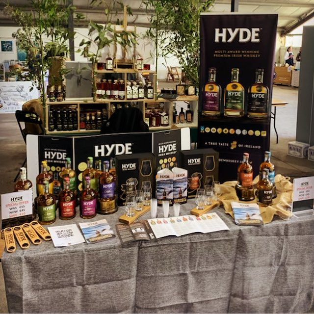 BALLYMALOE FOOD FEST: HYDE is open for business for the next three days! Come and taste our multi award winning range of premium Irish whiskey. #ballymaloefestivaloffood @thegrainstore @Ballymaloe @BallymaloeCS @LEOSouthCork @Bordbia